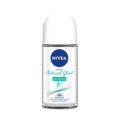 Nivea Deodorant Roll On Natural Glow Sensitive 